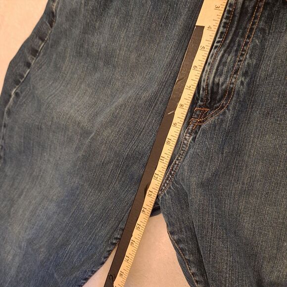 Lucky Brand 181 Jeans Mens 42x32 Blue Medium Wash Denim Relaxed Fit Straight Leg - Picture 11 of 12